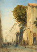 a street in Martigues - Félix Ziem — artwork view