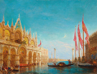 Aqua alta - Félix Ziem — artwork view