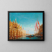 Aqua alta - Félix Ziem — framed artwork on a wall