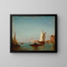 Bassin de Saint-Marc - Félix Ziem — framed artwork on a wall