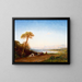 Beirut, return from Fantasia - Félix Ziem — framed artwork on a wall