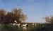 Horses sauvages en Camargue - Félix Ziem — artwork view