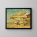 Constantinople painting, the Janissaries' kiosk - Félix Ziem — framed artwork on a wall