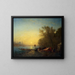Constantinople painting, the sultana's rest - Félix Ziem — framed artwork on a wall