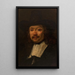 Study of a Man The Syndics copy after Rembrandt - Félix Ziem — framed artwork on a wall