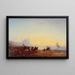 Fantasy Painting Constantinople - Félix Ziem — framed artwork on a wall