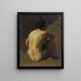 Femme nue assise vue de dos - Félix Ziem — framed artwork on a wall