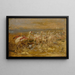 Flamingos - Félix Ziem — framed artwork on a wall