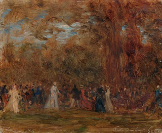 Celebration of the British Embassy in Paris - Félix Ziem — artwork view