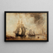 L'Escaut Antwerp - Félix Ziem — framed artwork on a wall