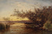 La Camargue Coucher de soleil - Félix Ziem — artwork view