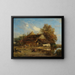 La Chaumière - Félix Ziem — framed artwork on a wall