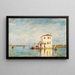 La Douane Venise - Félix Ziem — framed artwork on a wall