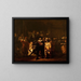 La Ronde de nuit - Félix Ziem — framed artwork on a wall