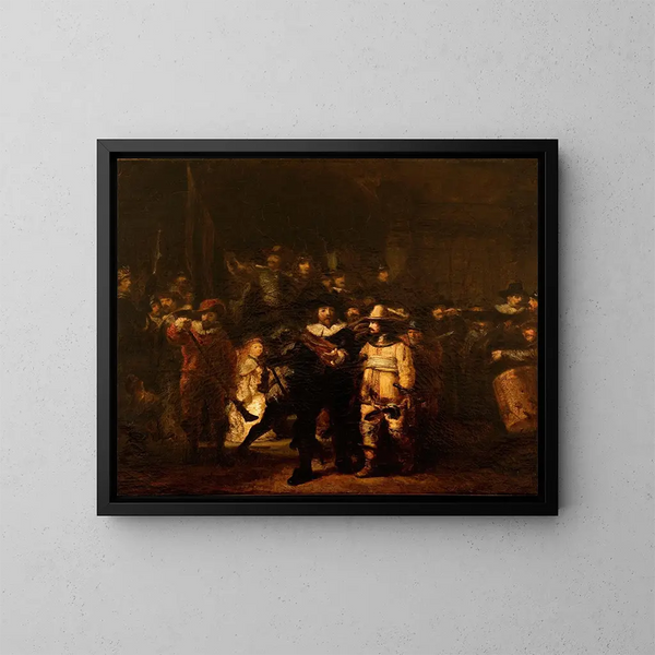 La Ronde de nuit - Félix Ziem — framed artwork on a wall