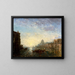 La Salute, morning effect - Félix Ziem — framed artwork on a wall