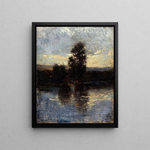 La Seine - Félix Ziem — framed artwork on a wall