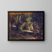 La forteresse - Félix Ziem — framed artwork on a wall