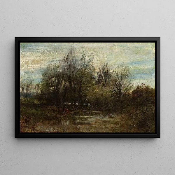 Le Bas-Meudon - Félix Ziem — framed artwork on a wall