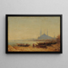 Le Bosphore au matin - Félix Ziem — framed artwork on a wall