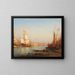 The Bosphorus - Félix Ziem — framed artwork on a wall
