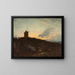 The Mill near Martigues - Félix Ziem — framed artwork on a wall