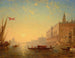 The basin seen from the Esclavons quay - Félix Ziem — artwork view