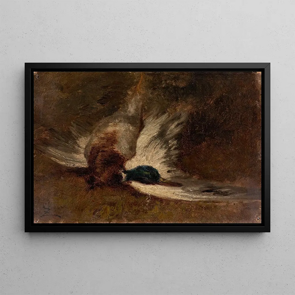 The Duck - Félix Ziem — framed artwork on a wall
