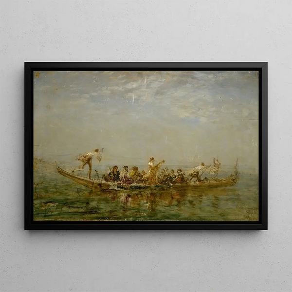 The caique - Félix Ziem — framed artwork on a wall