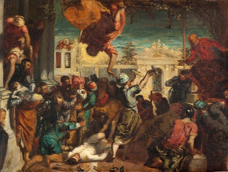 The miracle of the slave, copy after Tintoret, or The martyrdom of Saint Mark - Félix Ziem — artwork view