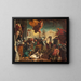 The miracle of the slave, copy after Tintoret, or The martyrdom of Saint Mark - Félix Ziem — framed artwork on a wall