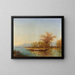 L'embouchure du Bosphore - Félix Ziem — framed artwork on a wall