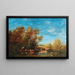 Les Jardins de Venise - Félix Ziem — framed artwork on a wall
