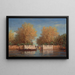 Les jardins français - Félix Ziem — framed artwork on a wall