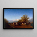 Mars, Fès - Félix Ziem — framed artwork on a wall