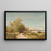 Martigues in front of Ziem's house - Félix Ziem — framed artwork on a wall