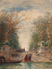 Martigues Venice The Entrance of the French Garden - Félix Ziem — artwork view