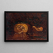Still life with pumpkin - Félix Ziem — framed artwork on a wall
