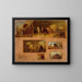 Panel of six cart studies - Félix Ziem — framed artwork on a wall