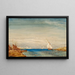 Fishermen - Félix Ziem — framed artwork on a wall