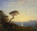 Pin parasol at the mouth of the Bosphorus - Félix Ziem — artwork view