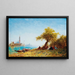 Rest in the Countryside near Venice - Félix Ziem — framed artwork on a wall