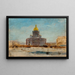 Saint Petersburg Saint Isaac - Félix Ziem — framed artwork on a wall