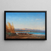 On the Banks of the Bosphorus - Félix Ziem — framed artwork on a wall
