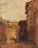 A Street in Florence - Félix Ziem — artwork view