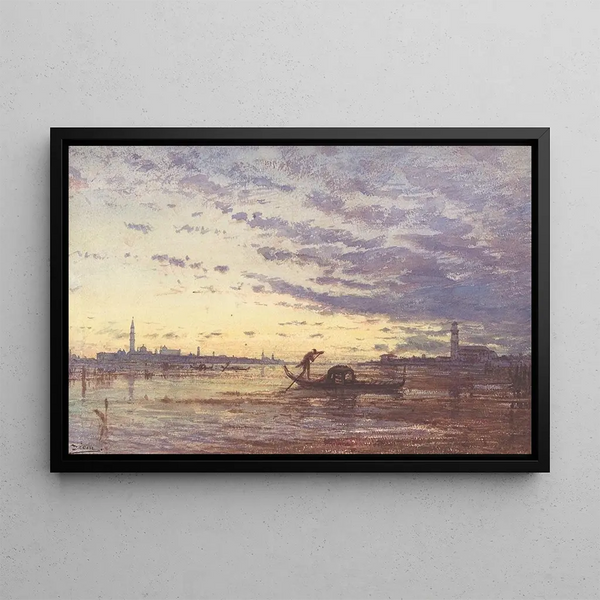 Venice Painting - Félix Ziem — framed artwork on a wall
