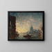 Venice at Sunset - Félix Ziem — framed artwork on a wall