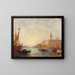 Venice, the Doge's Palace - Félix Ziem — framed artwork on a wall