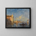 Venice, Church of the Gesuati - Félix Ziem — framed artwork on a wall