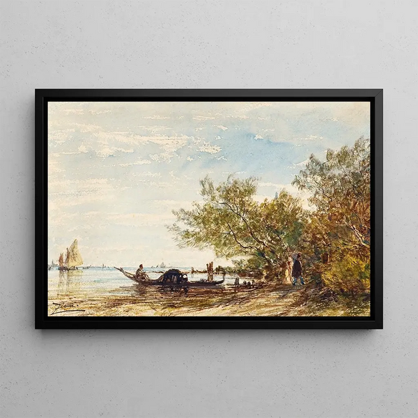 Venice Mazzorbo Painting - Félix Ziem — framed artwork on a wall
